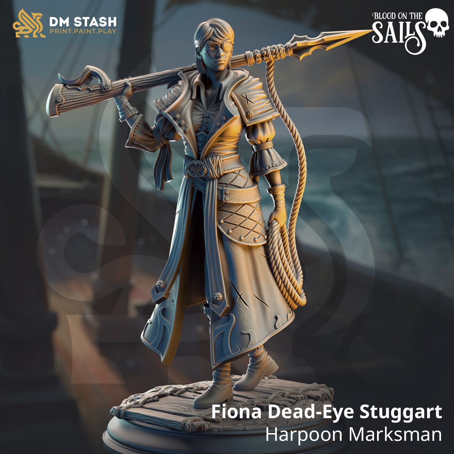 DM Stash - Fiona Dead Eye Stuggart, Harpoon Marksman - Blood on the Sails 2025 July