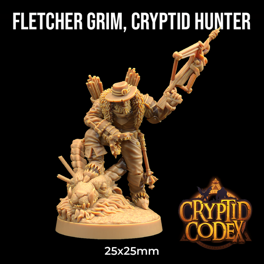 Dragons Trappers Lodge - Fletcher Grim, Cryptid Hunter - Cryptid Codex 2025 October