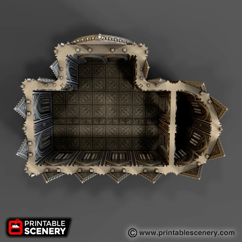 Printable Scenery - Demon Cathedral Floor