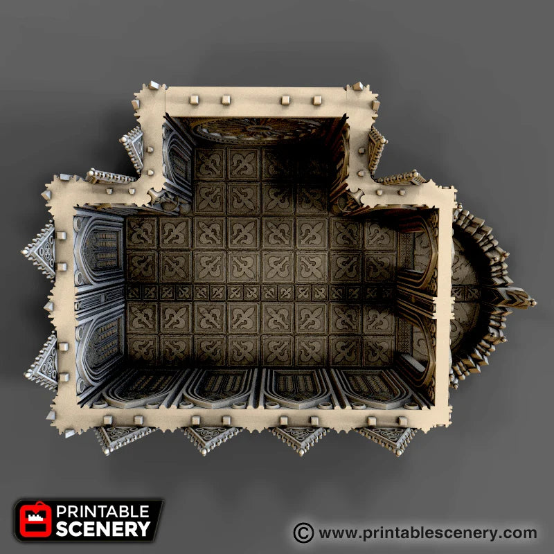 Printable Scenery - Demon Cathedral Floor