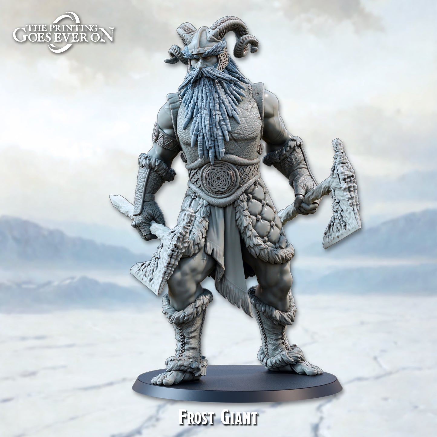 The Printing Goes Ever On - Frost Giant (Huge) - Frostbound Fate 2024 December