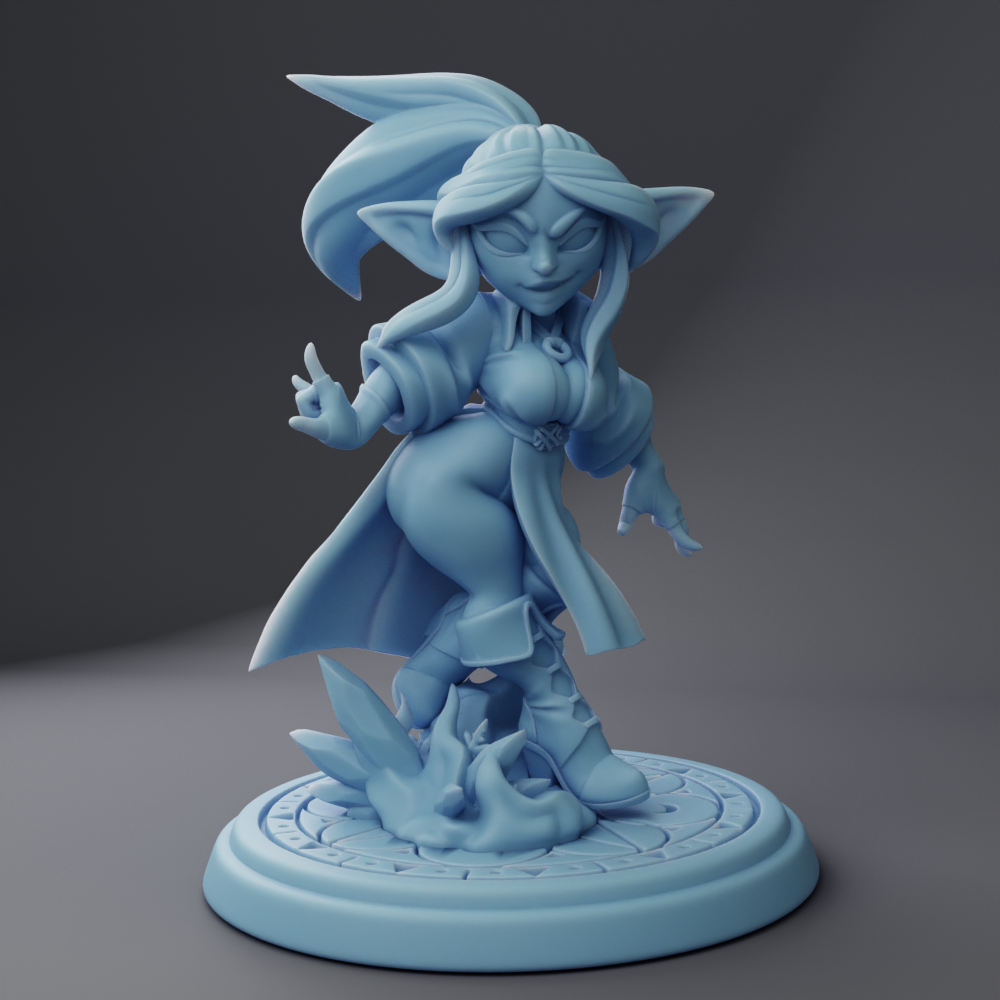 Twin Goddess Miniatures - Frostflaire The Goblin Sorcerer - 2025 June