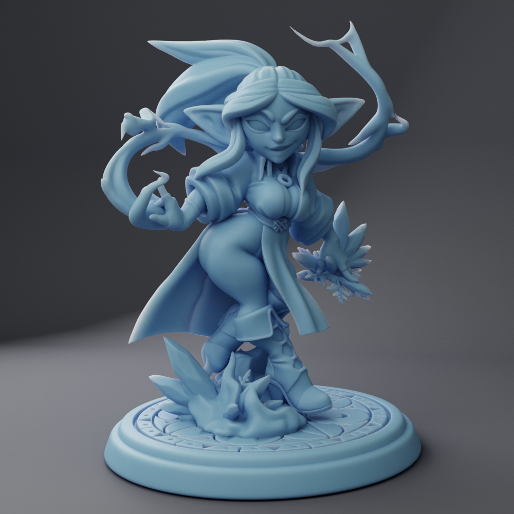 Twin Goddess Miniatures - Frostflaire The Goblin Sorcerer - 2025 June