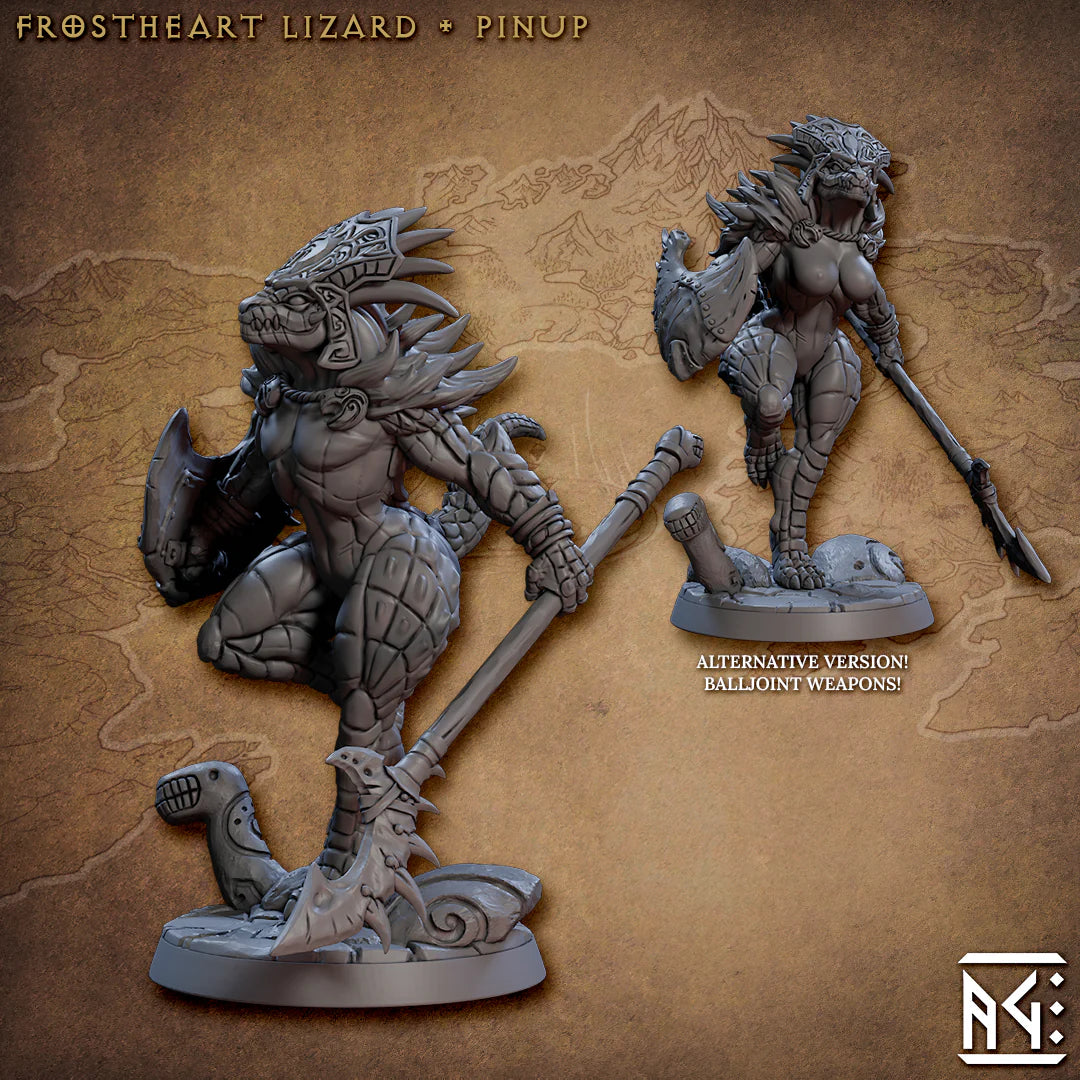 Artisan Guild - Lizardman Skaala Lizard Pinup - Frostheart Lizardmen 2023 January