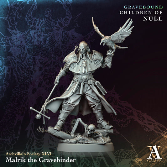 Archvillain Games - Malrik, The Gravebinder - Archvillain Society Vol. XVLI 2025 April