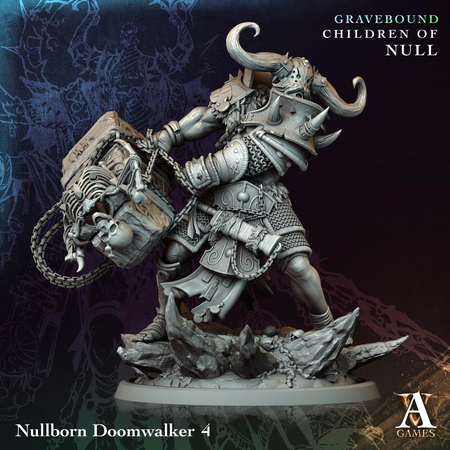 Archvillain Games - Nullborn Doomwalker 4 (Large) - Gravebound - Children of Null 2025 April