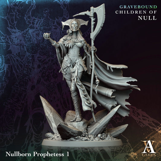 Archvillain Games - Nullborn Prophetess 1 (Large) - Gravebound - Children of Null 2025 April