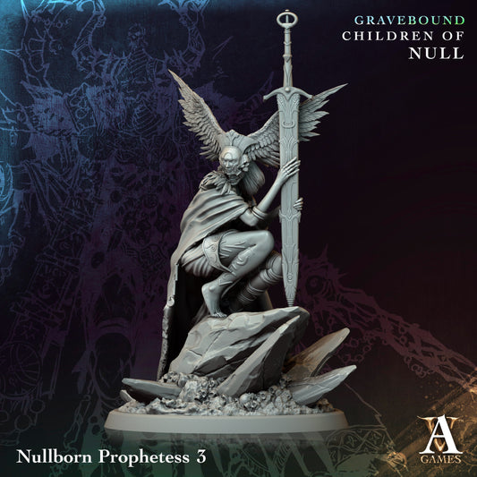 Archvillain Games - Nullborn Prophetess 3 (Large) - Gravebound - Children of Null 2025 April