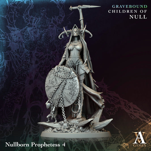 Archvillain Games - Nullborn Prophetess 4 (Large) - Gravebound - Children of Null 2025 April