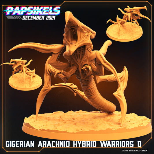 Papsikels - Gigerian Arachnid Hybrid Warrior D - Aliens & Humans 2021 December