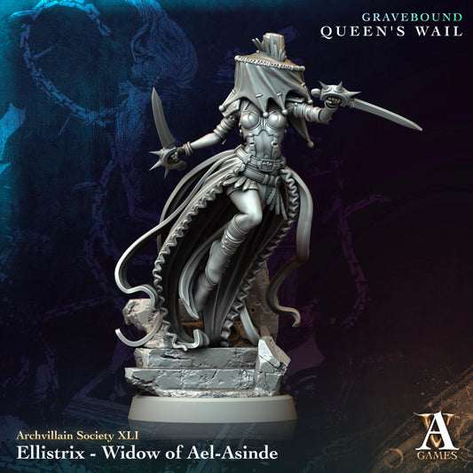 Archvillain Games - Rogue Ellistrix, Widow of Ael-Asinde - Archvillain Society Vol. XLI Gravebound - Queen's Wail 2024 November