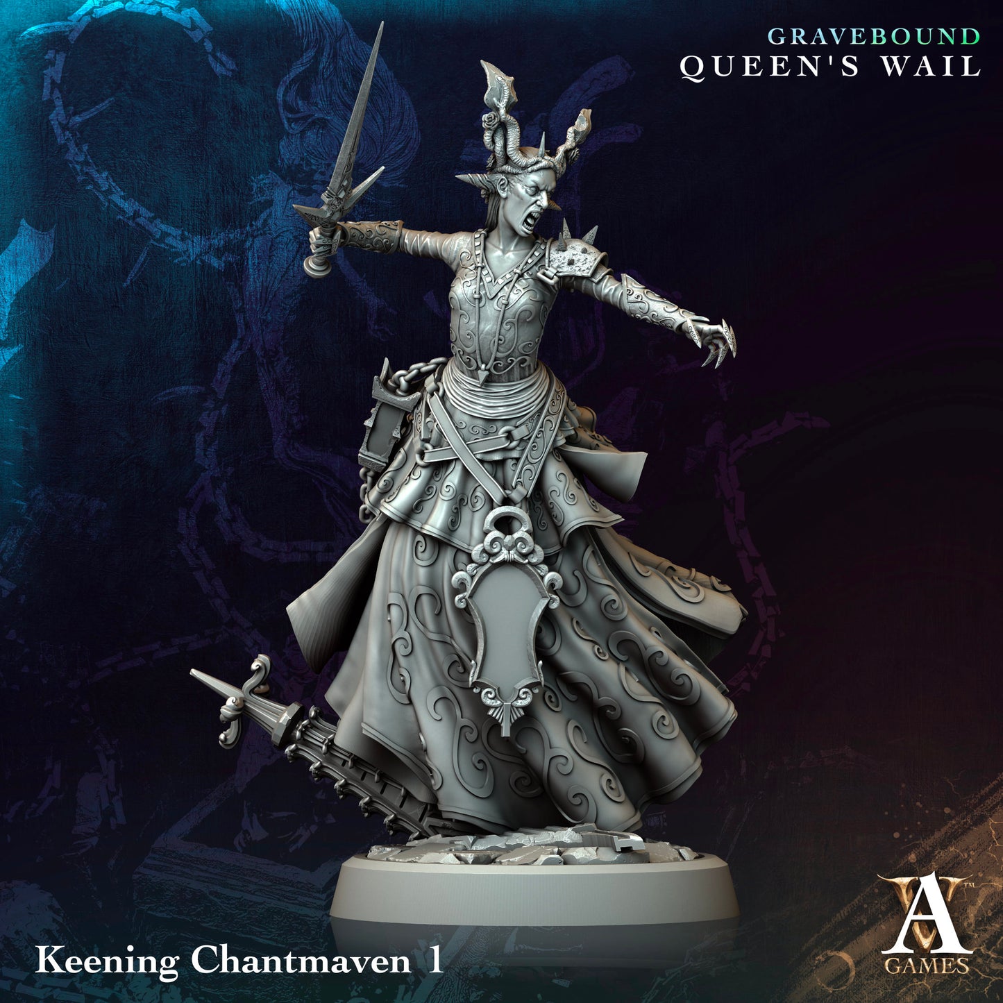 Archvillain Games - Keening Chantmaven 1 - Gravebound - Queen's Wail 2024 November