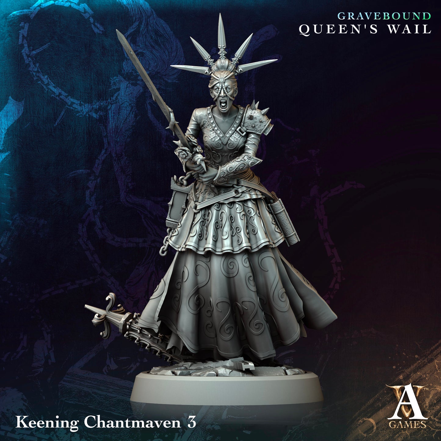 Archvillain Games - Keening Chantmaven 3 - Gravebound - Queen's Wail 2024 November