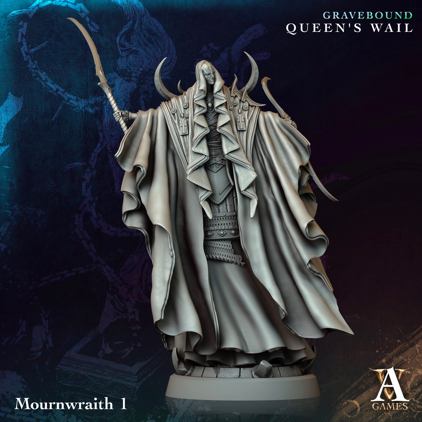 Archvillain Games - Mourn wraith 1 (Large) - Gravebound - Queen's Wail 2024 November