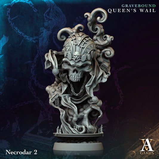 Archvillain Games - Necrodar Flameskull 2 (Large) - Gravebound - Queen's Wail 2024 November