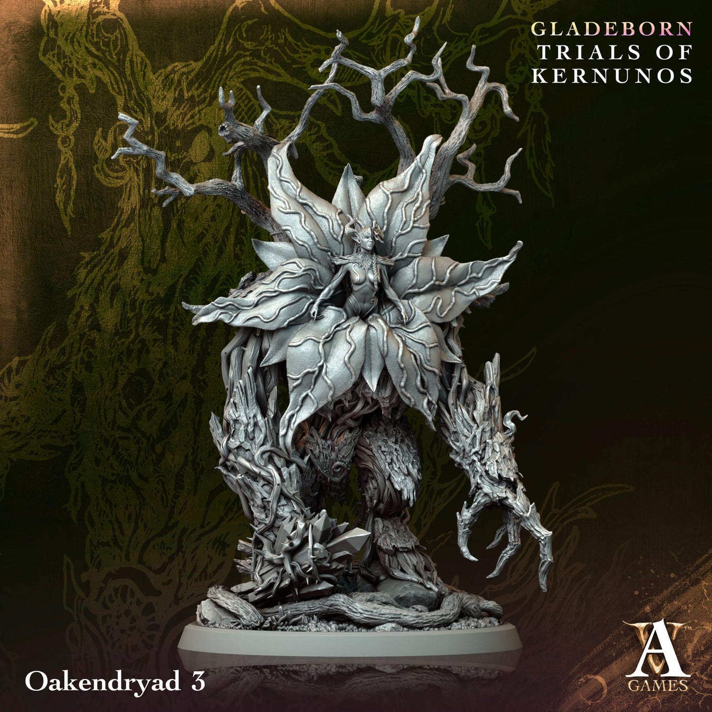 Archvillain Games - Oaken Dryad 3 - Gladebron Trials of Kernunos 2025 January