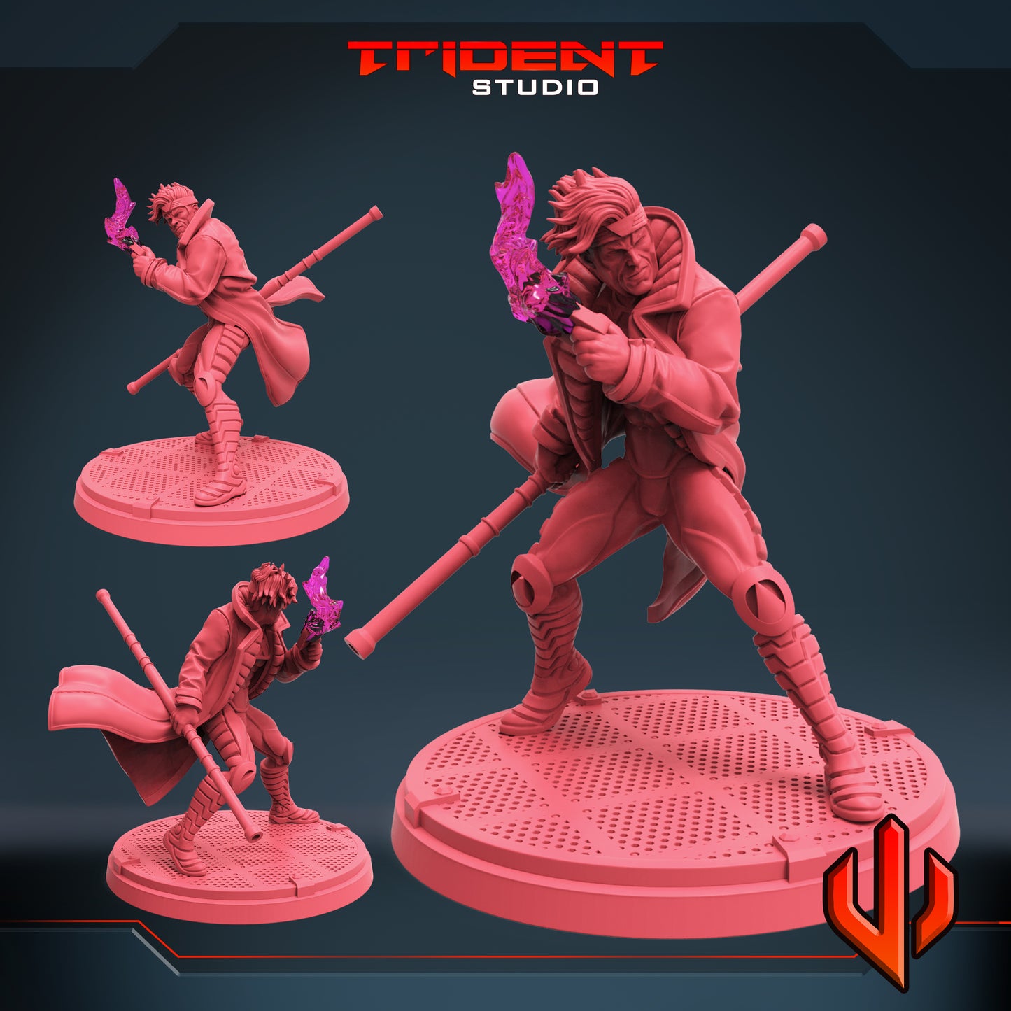 Trident Miniatures - Gambit A. X-Men 2022 January