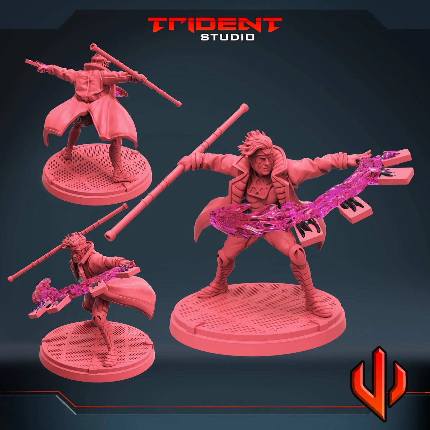 Trident Miniatures - Gambit B. X-Men 2022 January