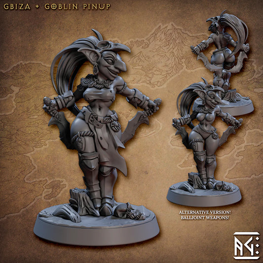 Artisan Guild - Gbiza Goblin Pinup - Faldorn Goblins 2023 February