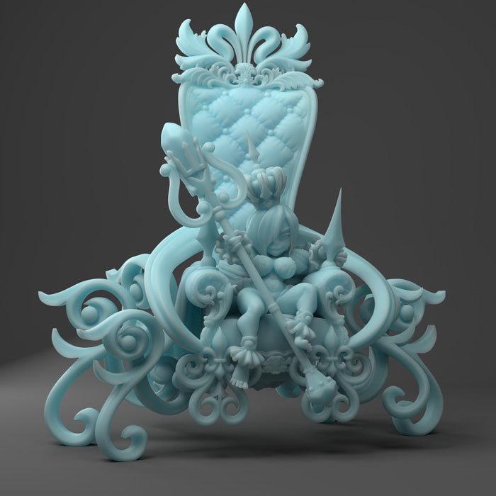 Twin Goddess Miniatures - Goblin Queen Throne - 2021 June