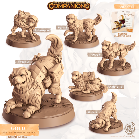 Cast n Play - Gold (Golden Retiever),  Companion