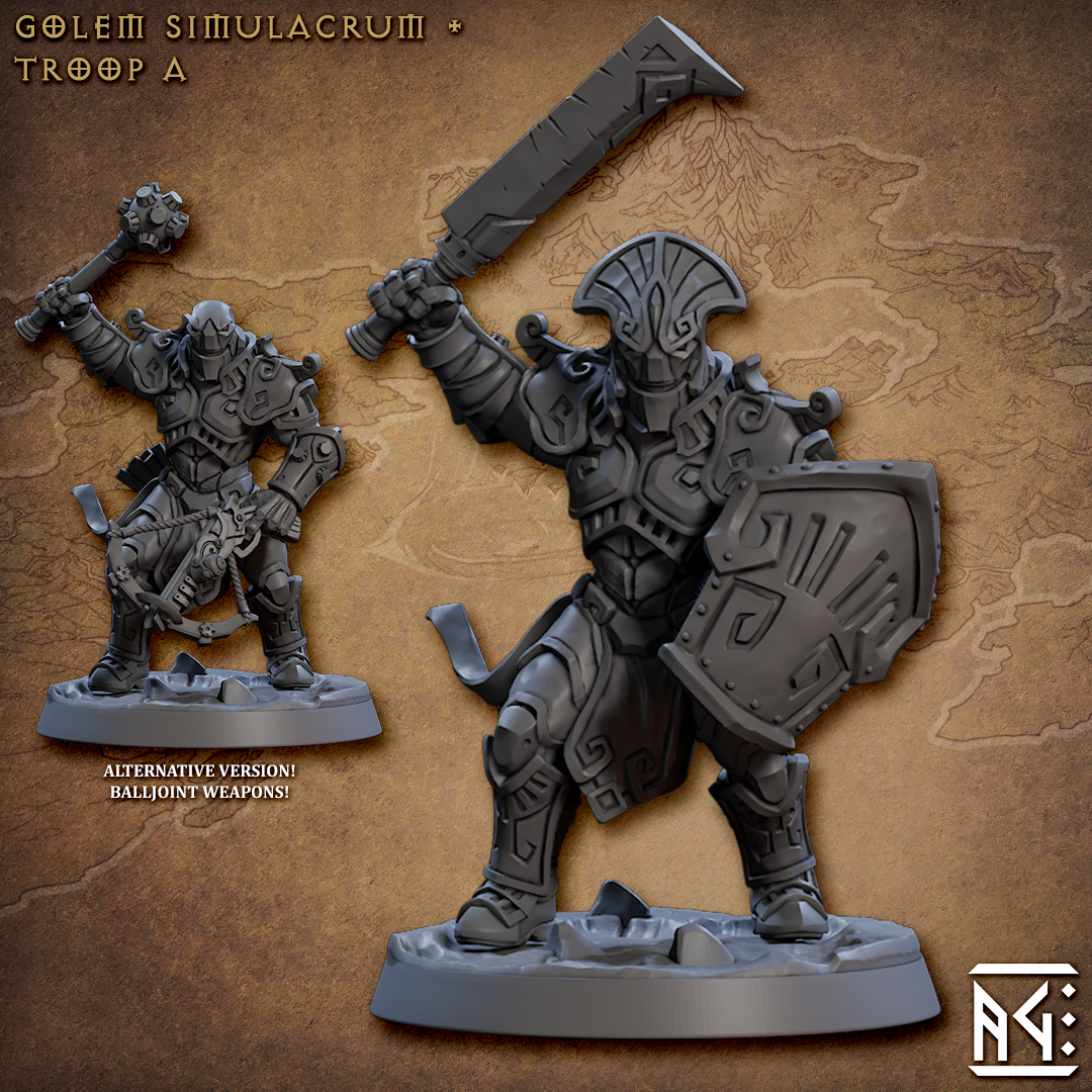 Artisan Guild -  Golem Simulacra 2022- December Release 35mm