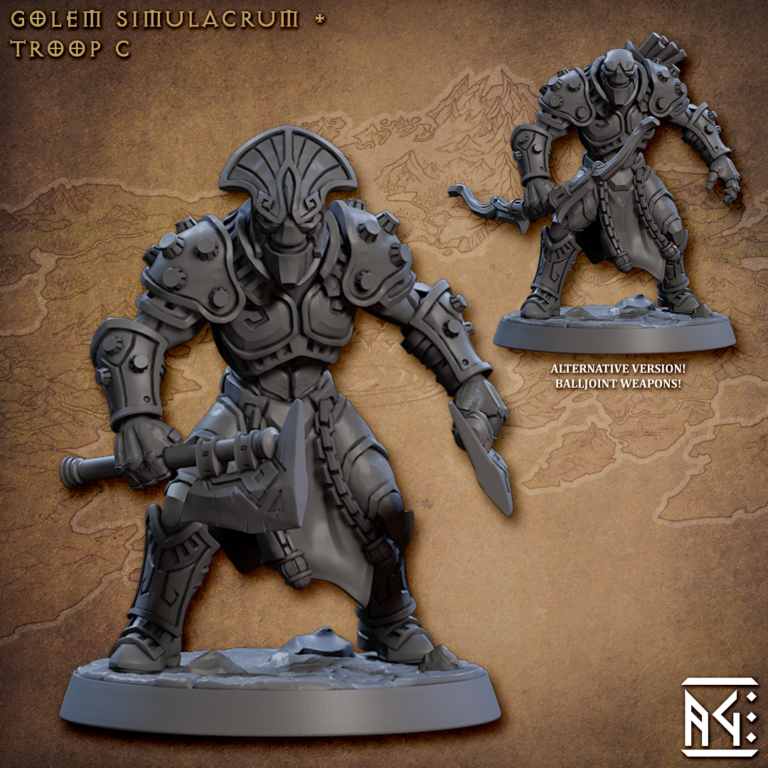 Artisan Guild -  Golem Simulacra 2022- December Release 35mm