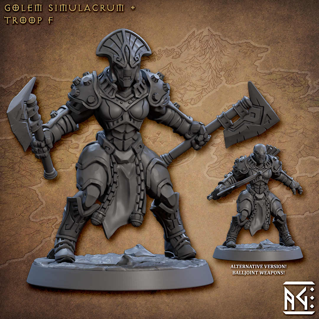 Artisan Guild -  Golem Simulacra 2022- December Release 35mm