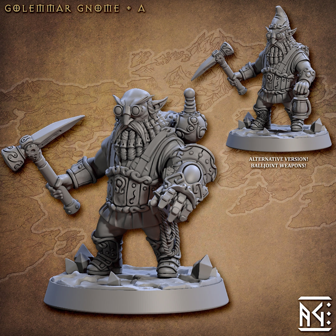 Artisan Guild - Golemmar Gnomes 2022 November Release 35mm