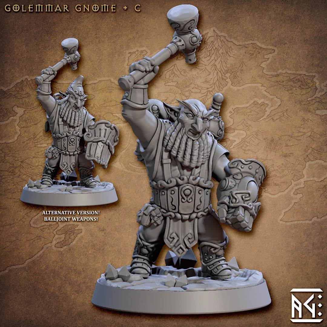 Artisan Guild - Golemmar Gnomes 2022 November Release 35mm