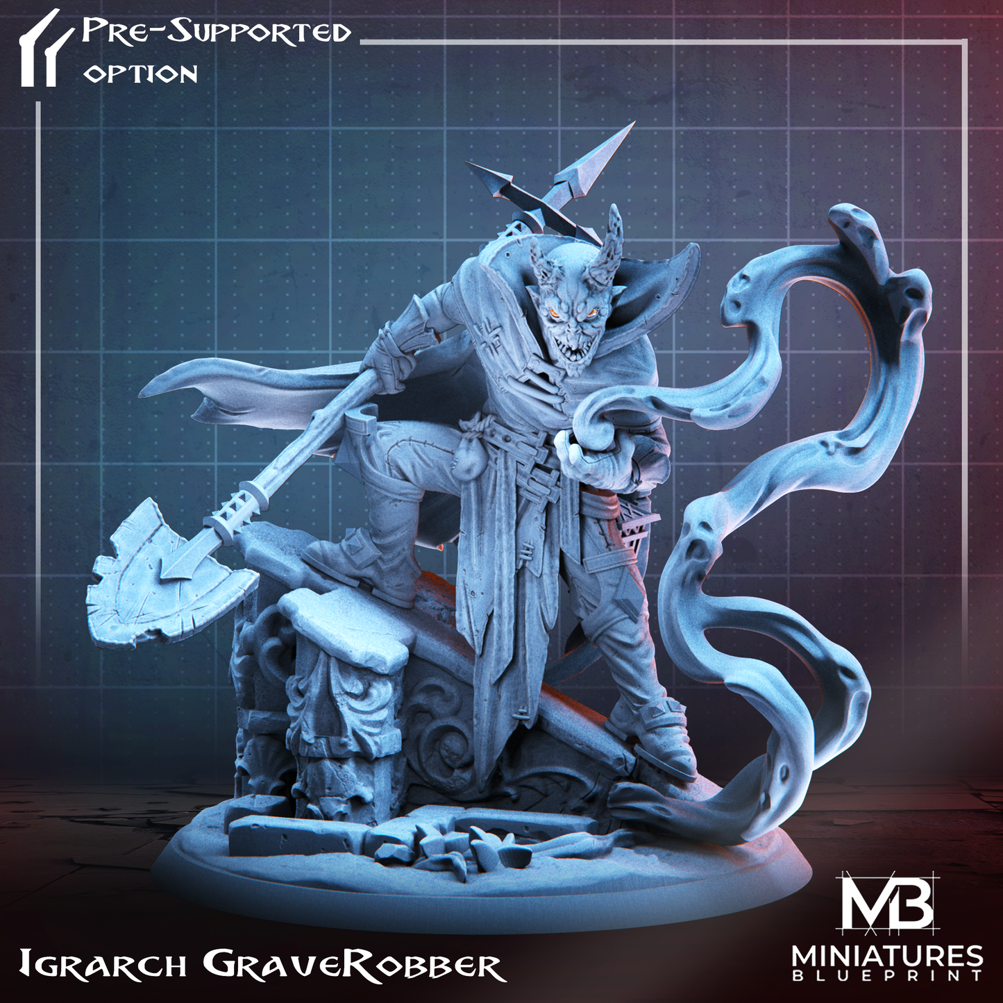 Miniatures Blueprint -  Graveyard Haunters 2023 October Release 35mm