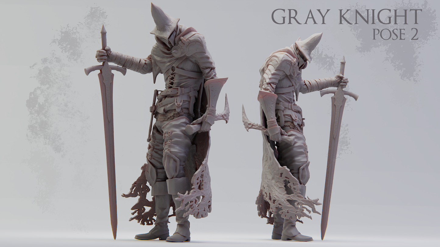Realsteone Miniatures - Gray Knight 2 - 2023 March 40mm / 50mm