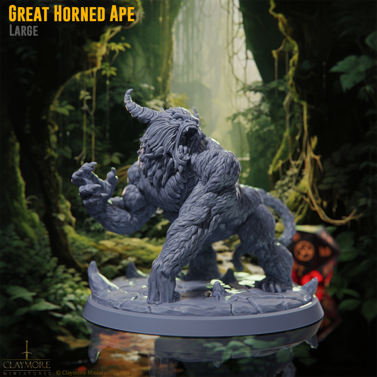 Claymore Miniatures - Great Horned Ape - Rangers Of The Savage Frontiers 2025 February