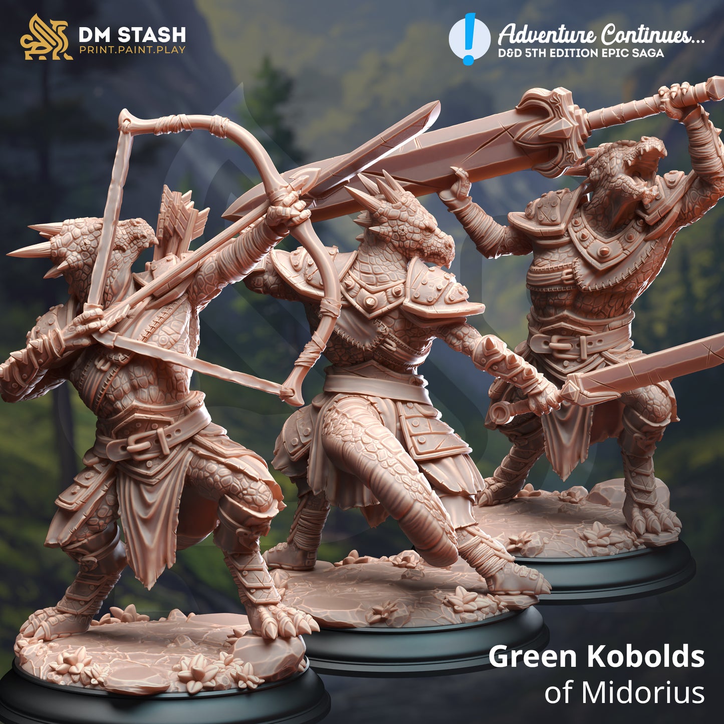 DM Stash - Green Kobolds of Midorius - Adventures Continues 2024 May
