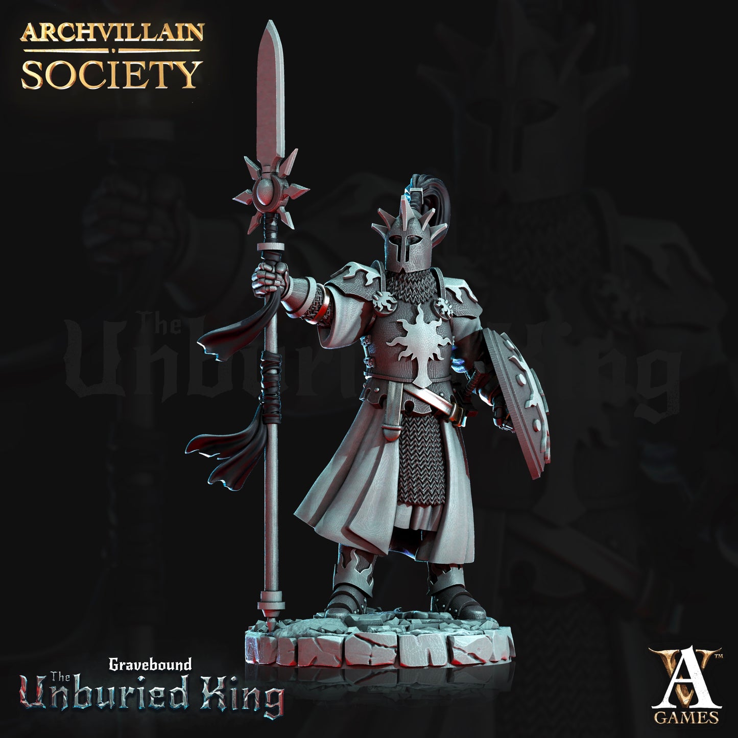 Archvillain Games - Sir Declinse Paladin Archvillain Society Vol. 20 Gravebound - The Unburied King 2023 February