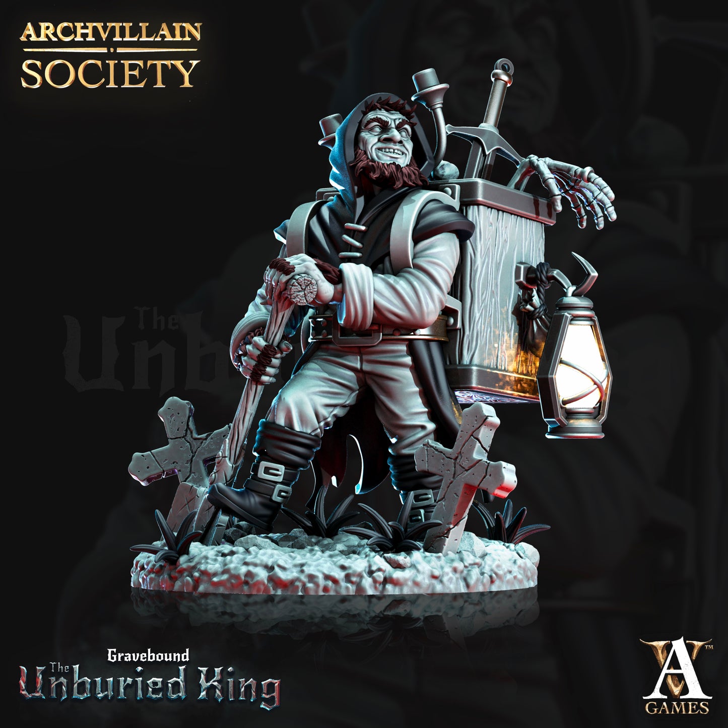 Archvillain Games - Menithambus the Quick Archvillain Society Vol. 20 Gravebound - The Unburied King 2023 February