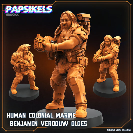 Papsikels - Human Colonial Marine, Bejnamin Verdouw Olges - 2025 August