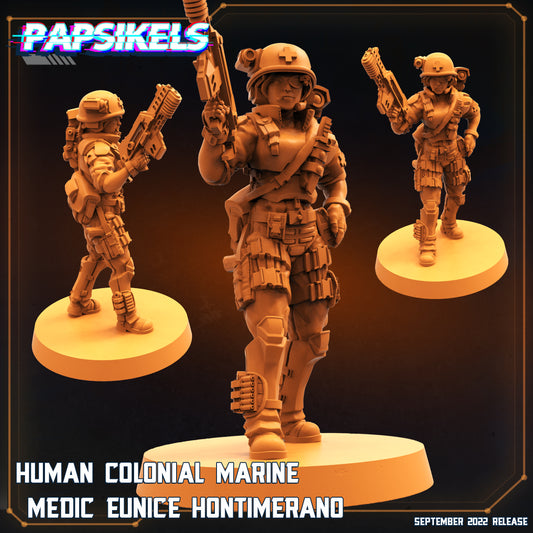 Papsikels - Human Colonial Marine, Medic Eunice Hontimerano - Alien Wars 2 2023 September