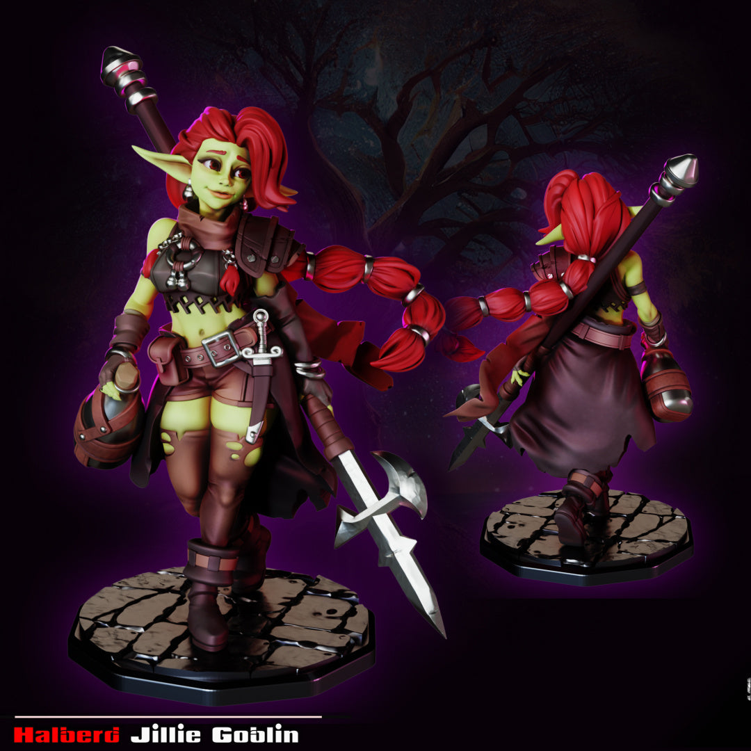Gaz Minis - Halberd welder Jillie Goblin - Goblin´s Fury 2023 November