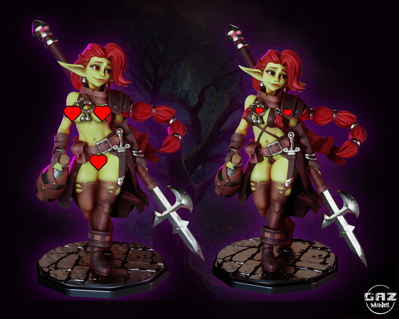 Gaz Minis - Halberd welder Jillie Goblin - Goblin´s Fury 2023 November