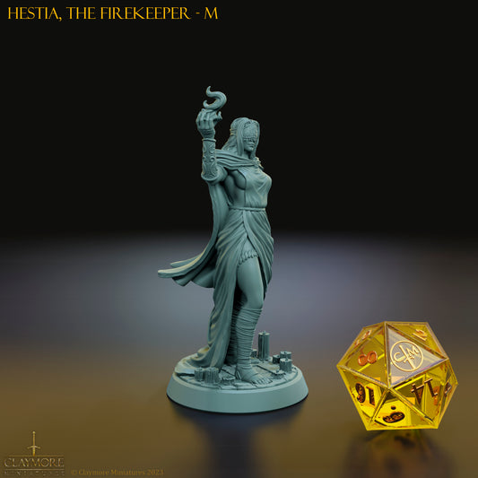 Claymore Miniatures - Hestia, The Firekeeper - Heroes Above hades Below 2023 June