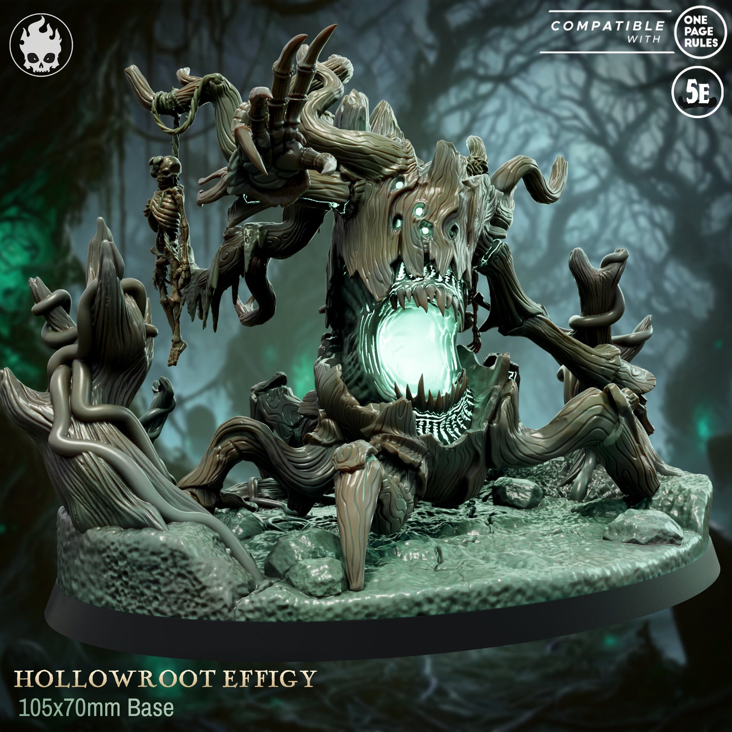 Flesh Craft Studio  - Hollowroot Effigy (Gargantuan) - The Hollowroot Covenant 2025 June
