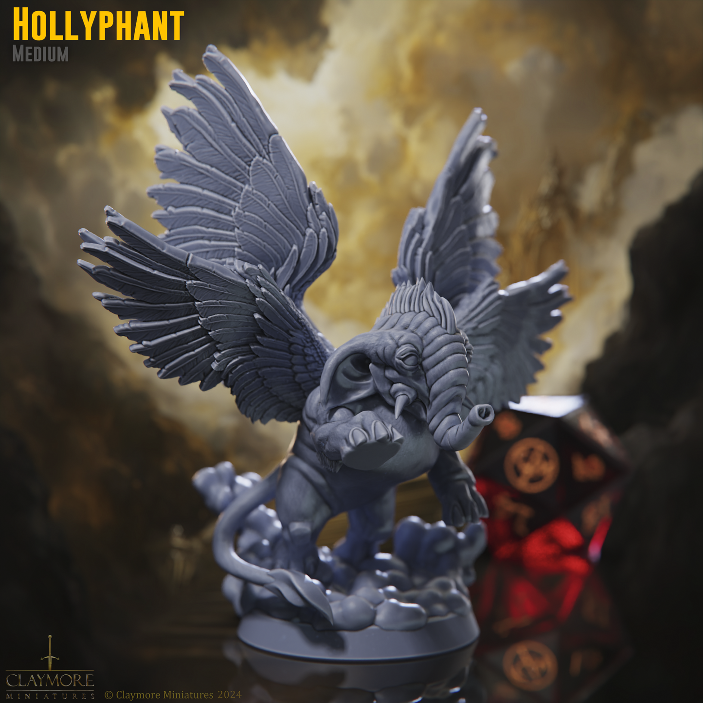 Claymore Miniatures - Hollyphant - Trial of Souls 2024 December