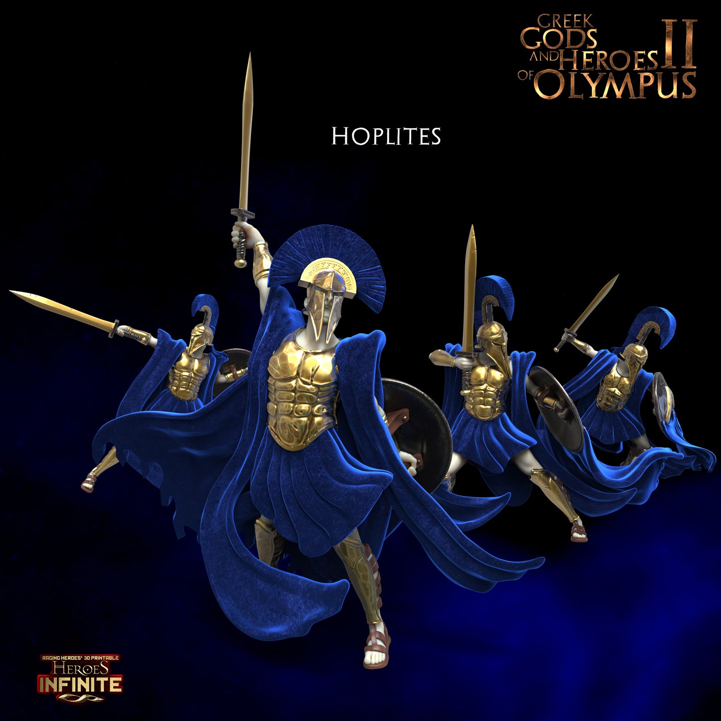 Heroes Infinite Raging Heores - Hoplites -Greek Gods and Heroes of Olympus II