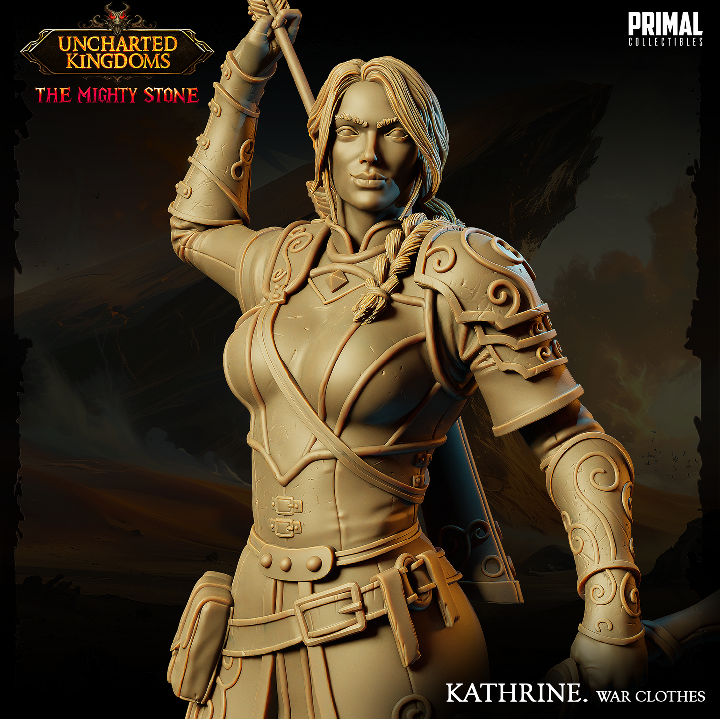 Primal Collectibles - Katherine Catti-Brie, Human Fighter  - UK The Migthy Stone 2024 September