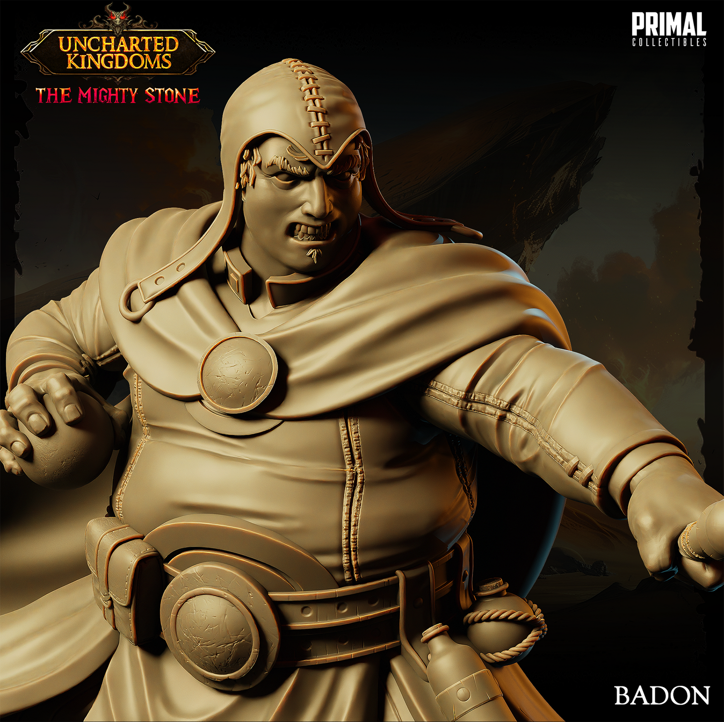 Primal Collectibles - Badon, Human Wizard - UK The Migthy Stone 2024 October