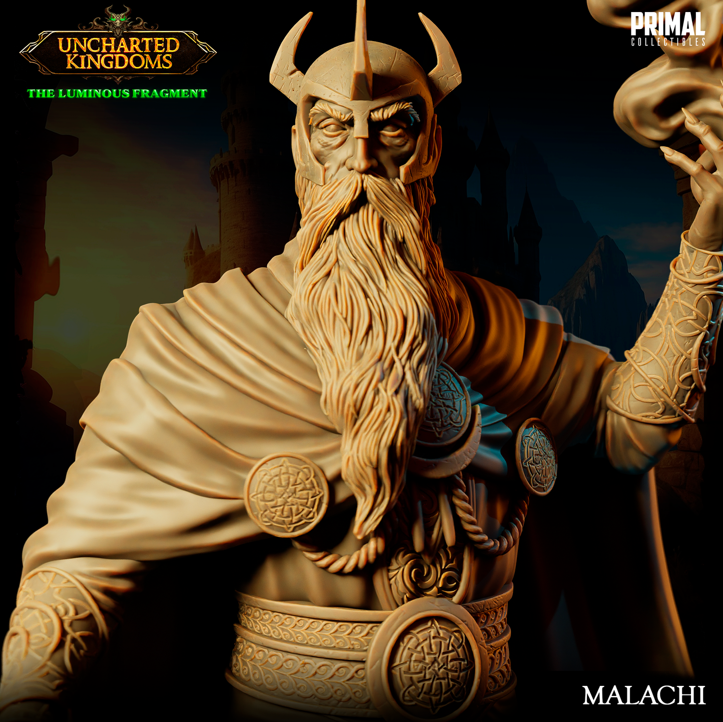 Primal Collectibles - Malachi, Human Wizard - UK The Louminus Fragment 2024 March