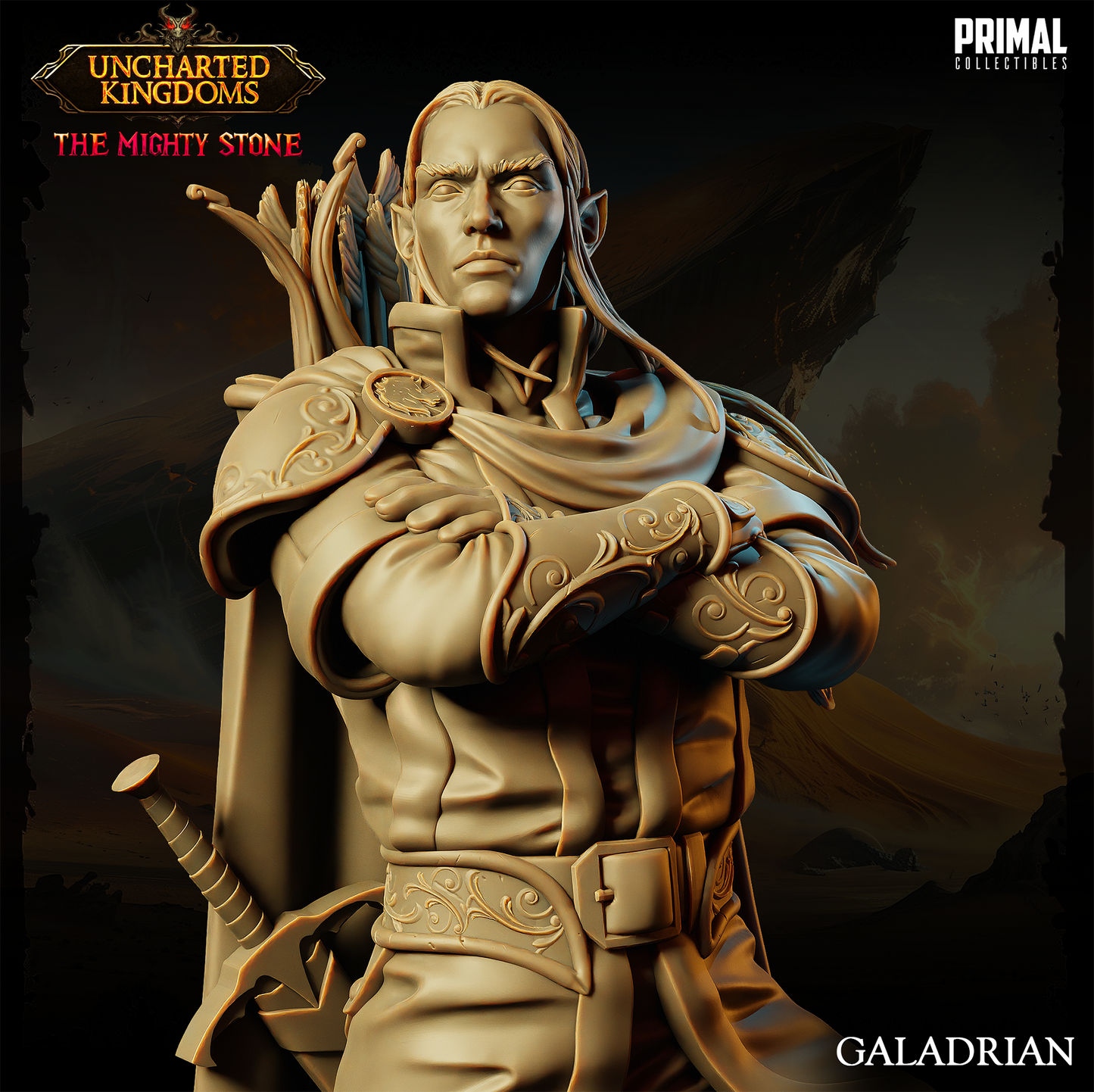 Primal Collectibles - Galadrian, Elf Ranger - UK The Migthy Stone 2024 September