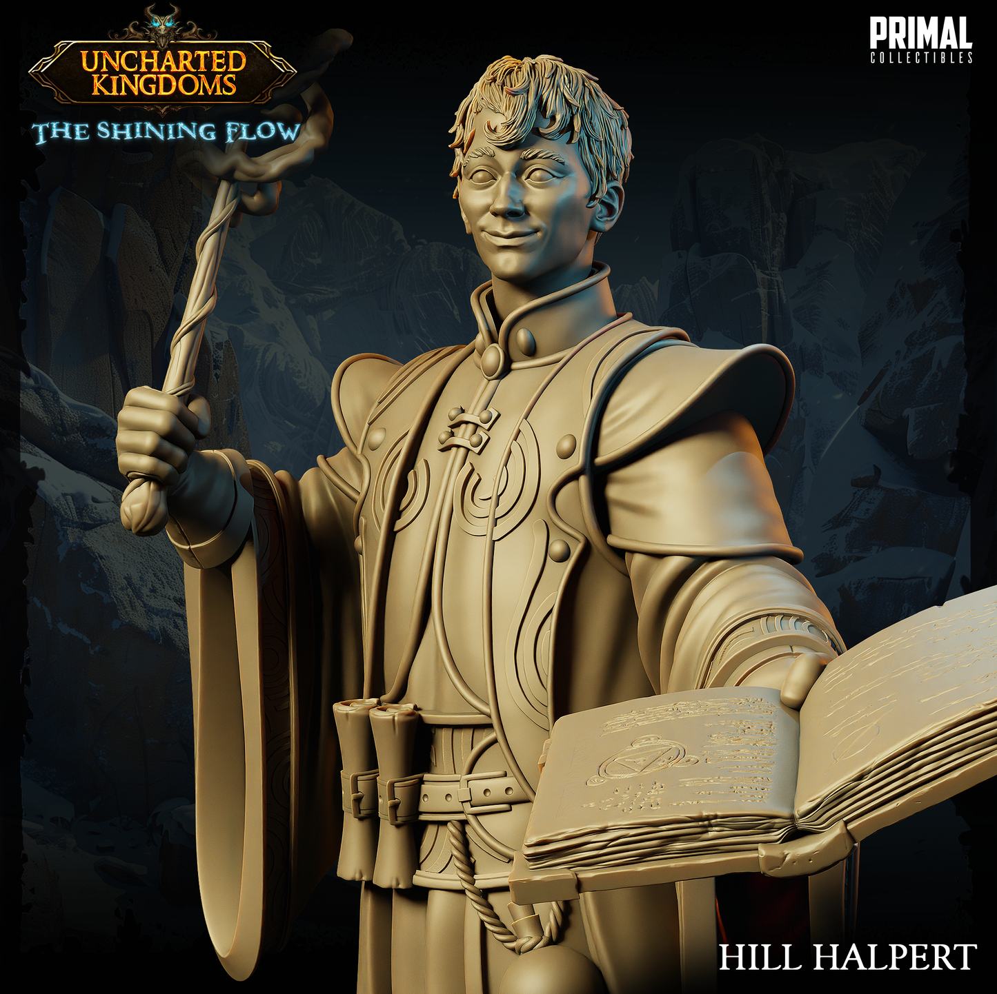 Primal Collectibles - Hill Halpert, Human Wizard - UK The Shining Flow 2024 June