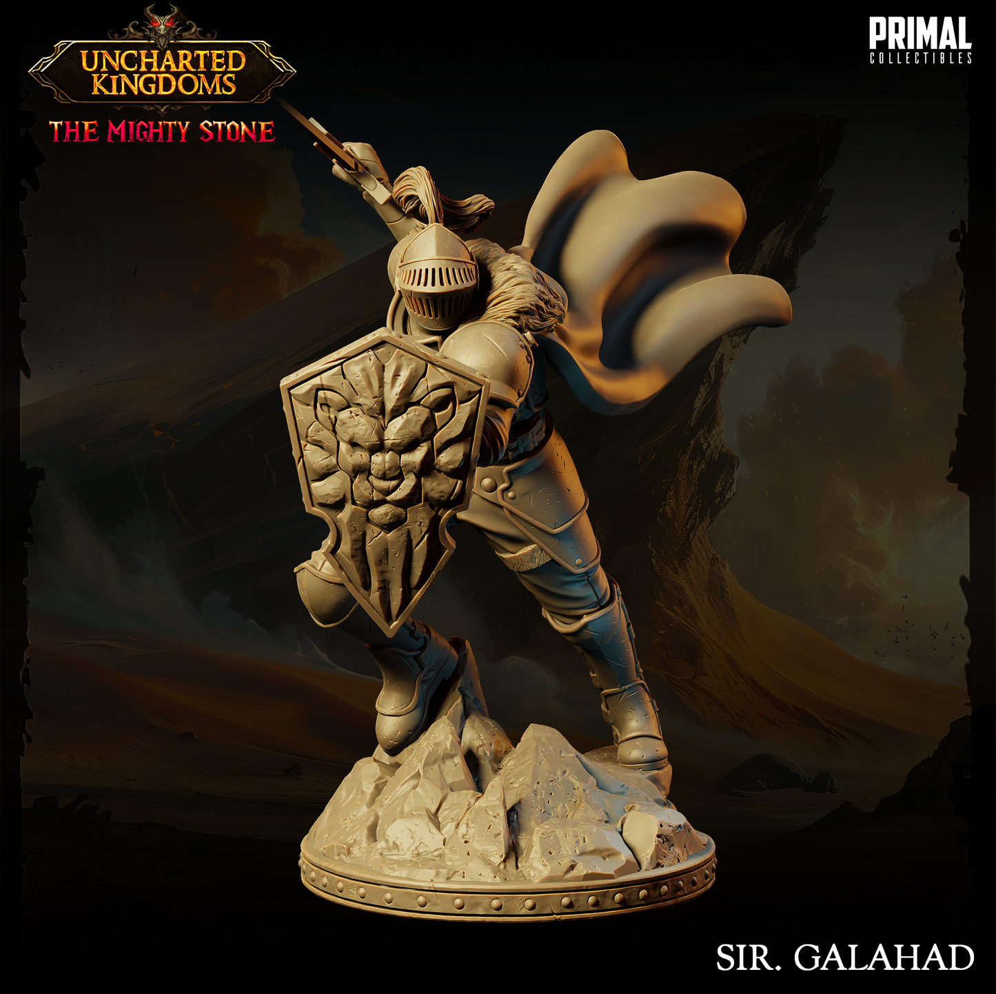 Primal Collectibles - SIr Galahad, Knight - UK The Migthy Stone 2024 October